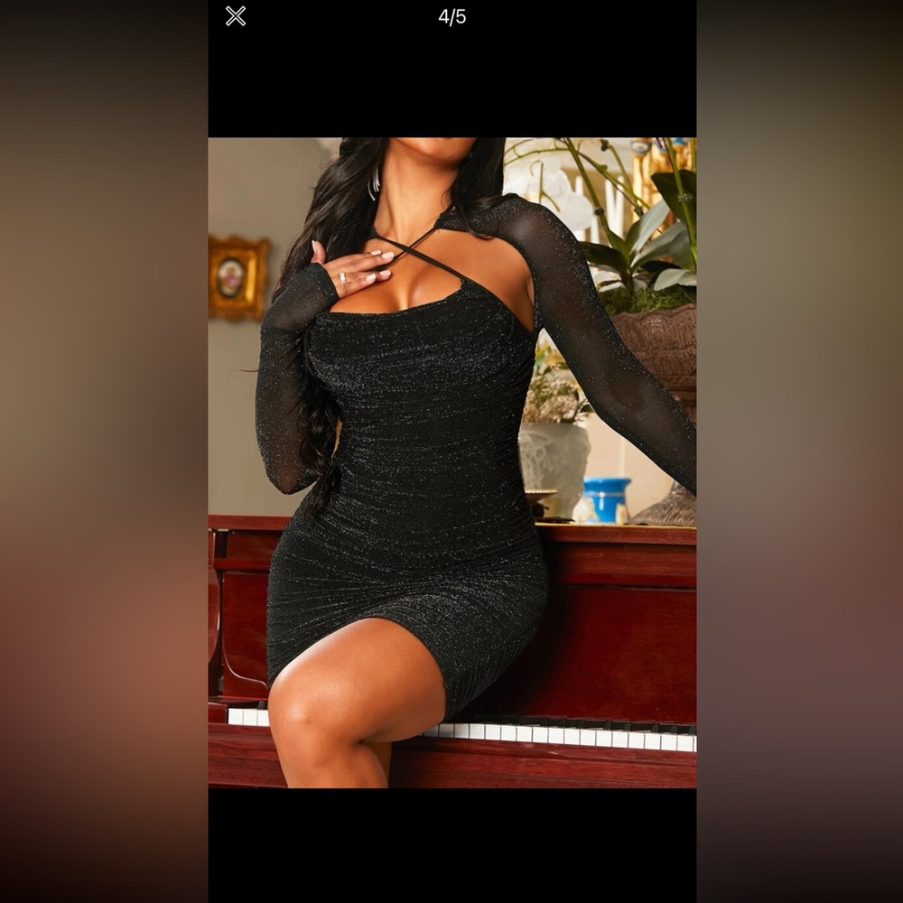 Black Shein dress